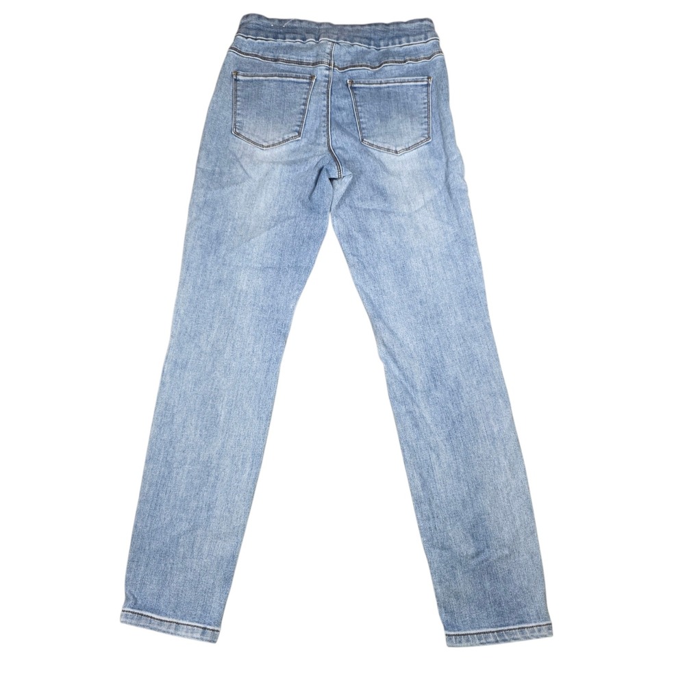 Tribal Jeans Audrey Mid Rise Ankle Jeggings Light Wash Pull On Jeans Size 0 - Picture 2 of 9